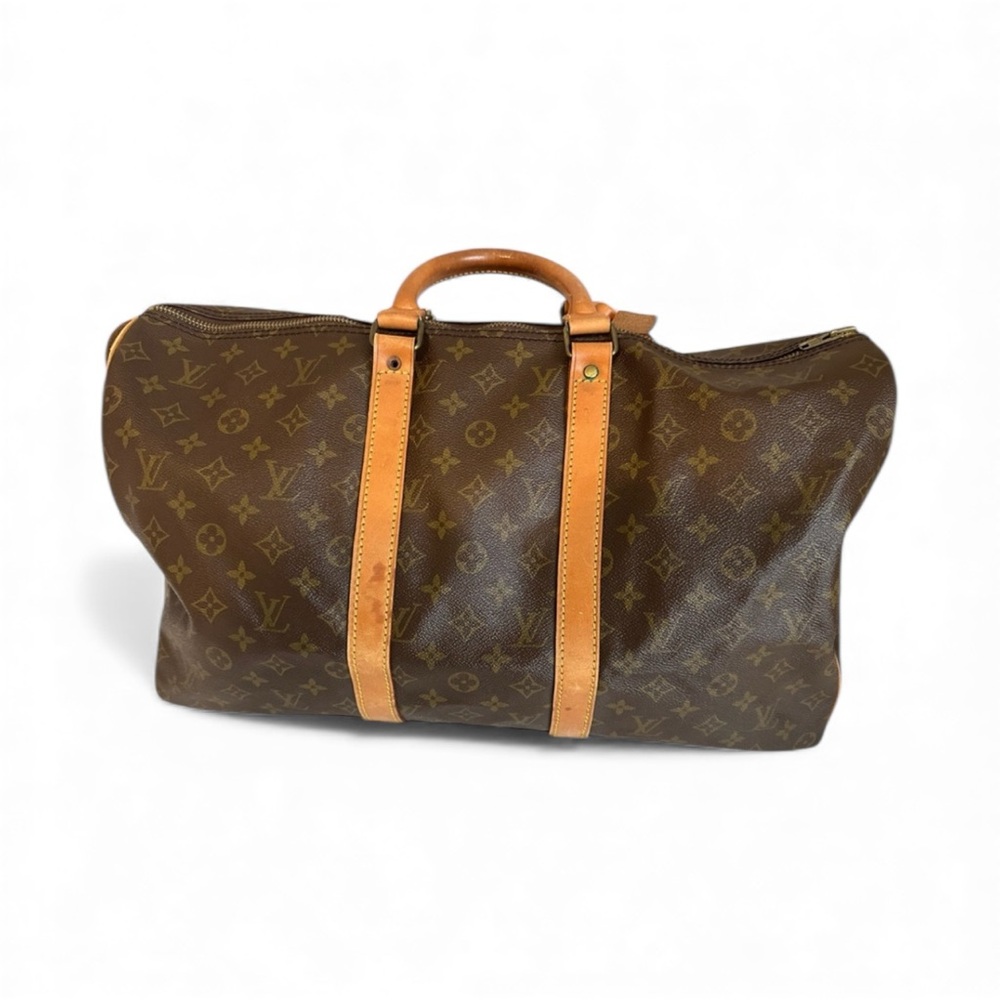 Louis Vuitton Brown Monogram Travel Bag